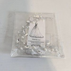 NWOT Wedding Bridal Headpiece Hair Rhinestone
